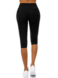 Ženske kratke pajkice črne OZONEE JS/1041/A1