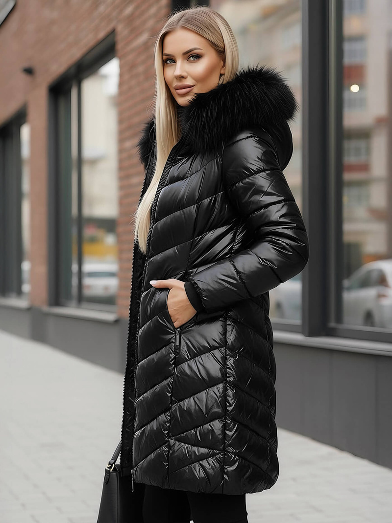 Ženska jakna črni OZONEE JS/16M9100/392Z