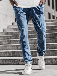 Moške hlače jogger modre OZONEE JS/KK1098