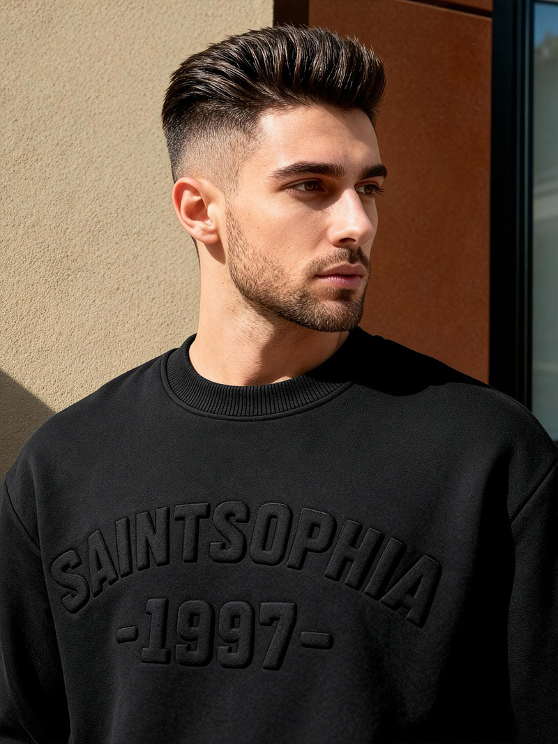 Moška jopa črna OZONEE JS/8B1953/3