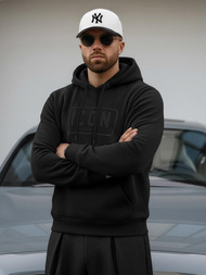 Moška jopa s kapuco črna OZONEE JS/8B1975/3