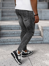 Moške kavbojke Črne OZONEE NB/MP0069N