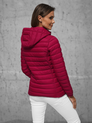 Ženska jakna bordo OZONEE JS/16M9101/06