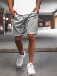 Moške športne kratke hlače sive OZONEE O/WW20012/2