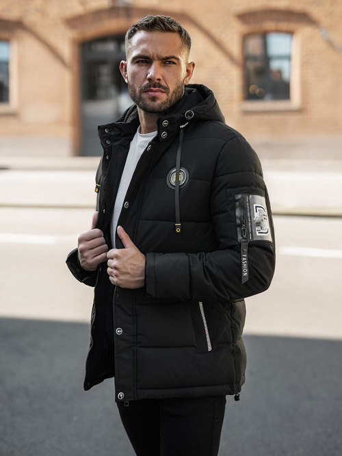 Moška jakna črna OZONEE JS/57M7503/392Z