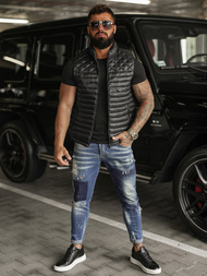 Moški brezrokavnik črni OZONEE JS/16M9333/392BZ