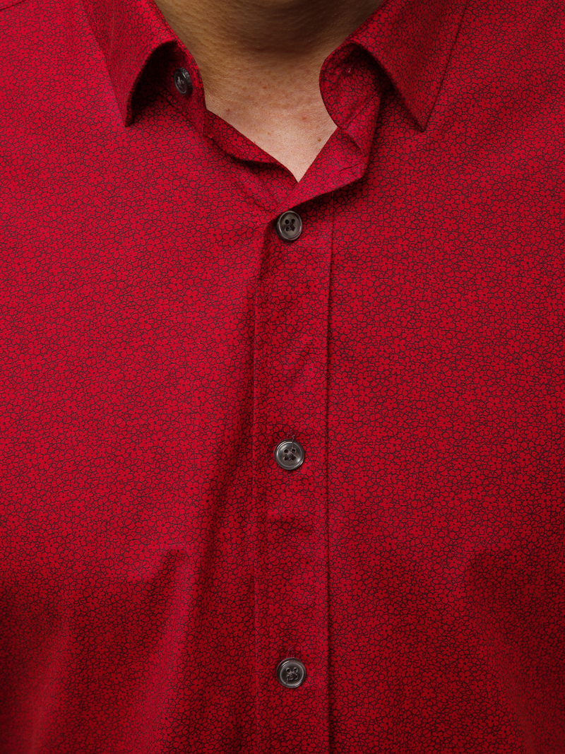 Moška srajca rdeča OZONEE B/K59Z