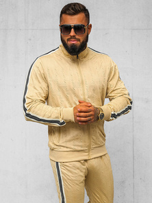 Moška trenirka bež OZONEE O/3C101/2