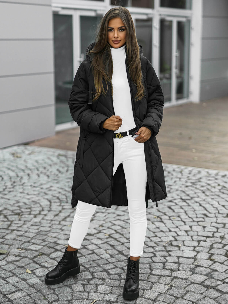 Ženska jakna črna OZONEE JS/5M3168/392Z