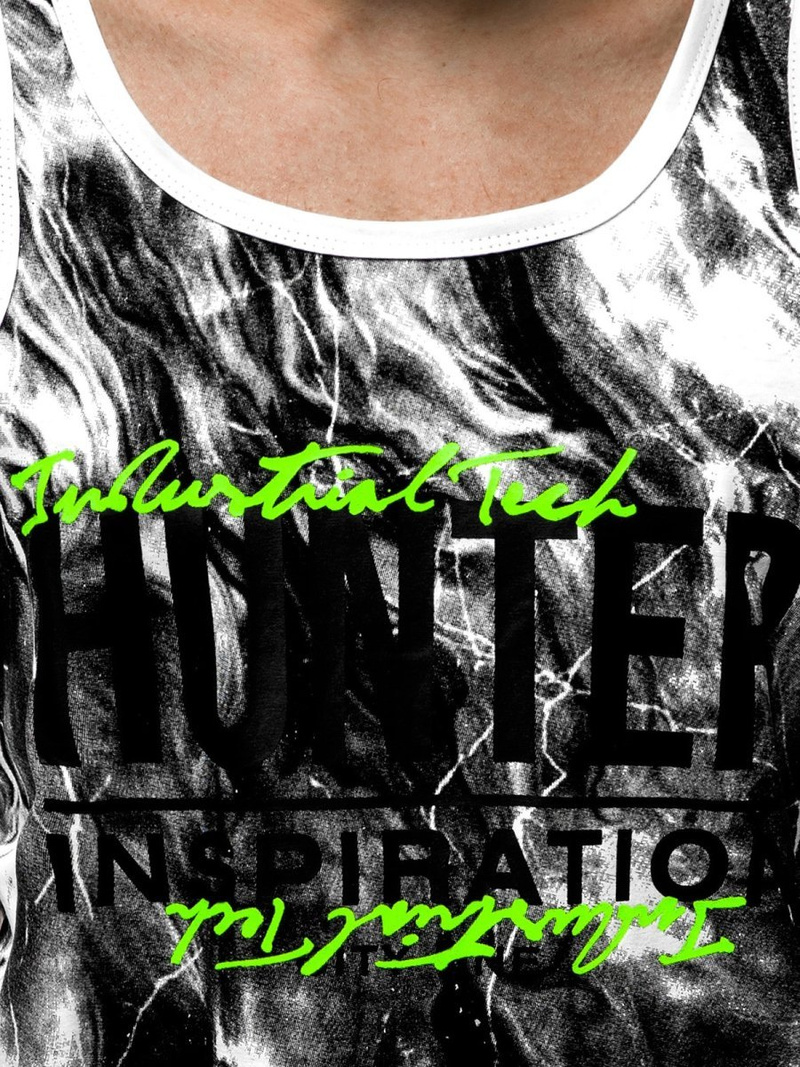 Moška majica brez rokavov bela OZONEE JS/SS11033Z