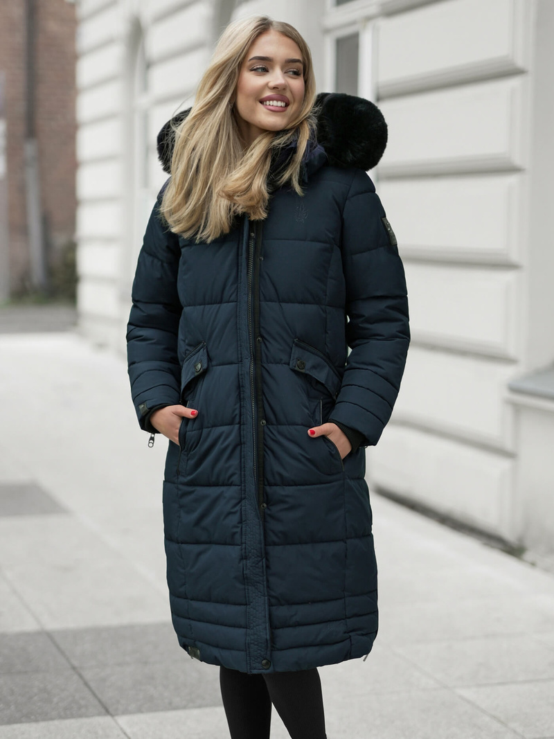 Ženska jakna mornarsko modra OZONEE O/W377