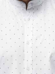 Elegantna moška srajca bela OZONEE O/V21