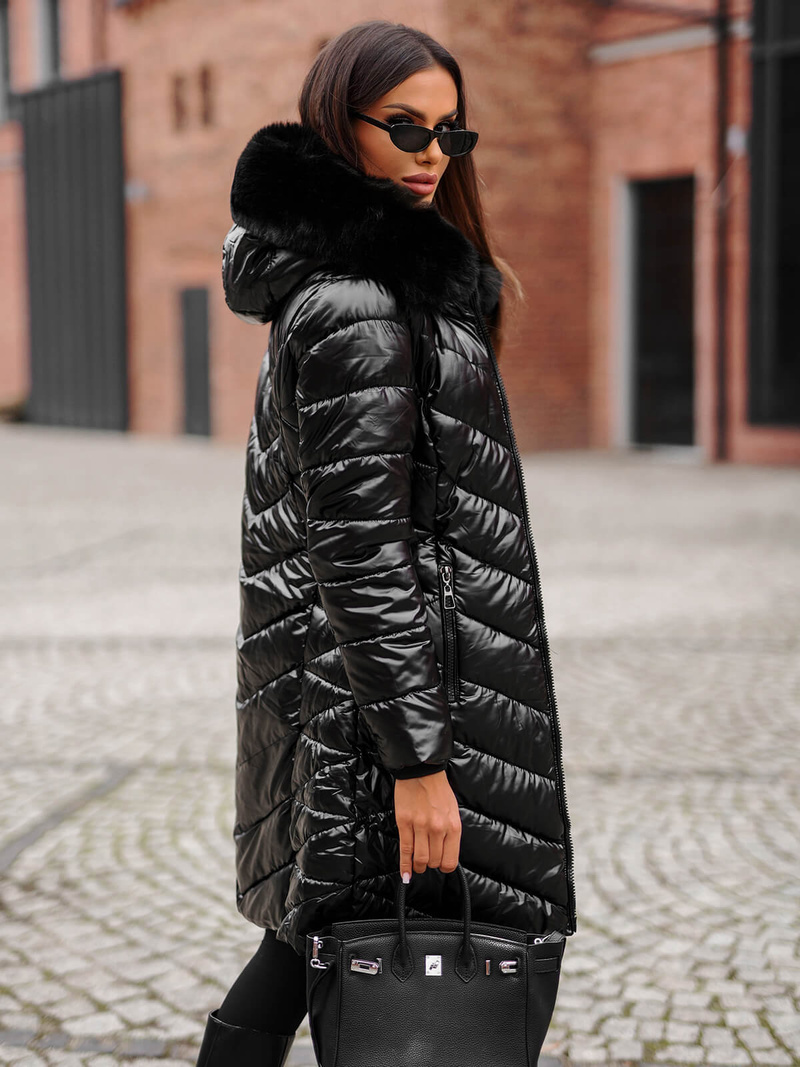 Ženska jakna črni OZONEE JS/16M9100/392Z