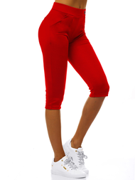 Ženske kratke pajkice rdeče OZONEE JS/1027/A5