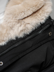 Moška zimska jakna črna OZONEE JS/5M120/392