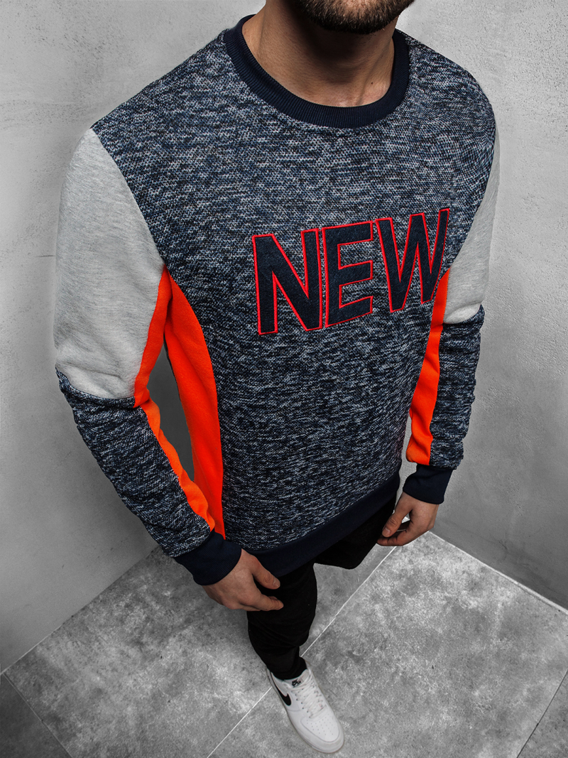 Moška jopa mornarsko modra OZONEE JS/KS1908Z