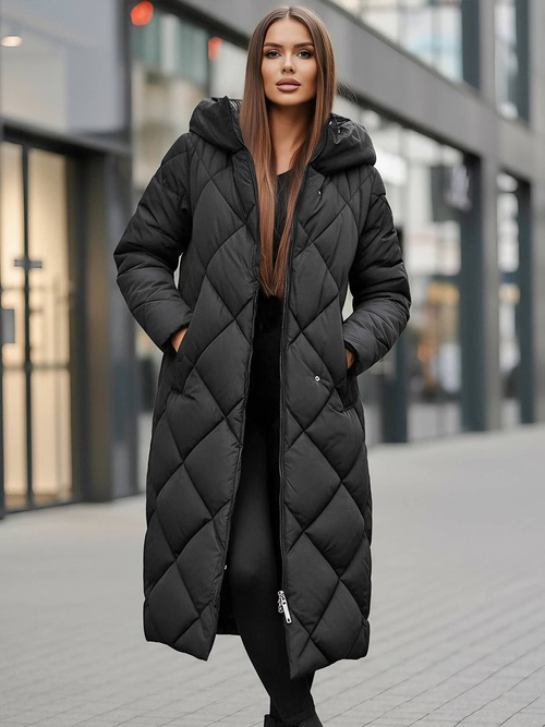 Ženska jakna črna OZONEE JS/5M3173/392Z