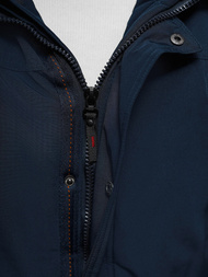 Moška zimska jakna mornarsko modri OZONEE JS/5M718/215