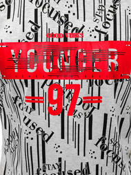 Moška majica siva OZONEE JS/KS1993Z