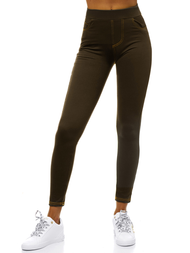 Ženske pajkice rjave OZONEE JS/1016/A14