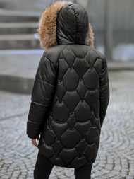 Ženska zimska jakna črna OZONEE JS/5M3332/392
