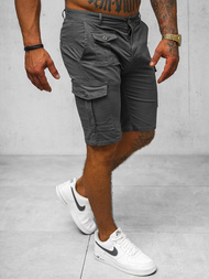Moške Kratke Hlače Chino Grafitne OZONEE NB/MP0188GS