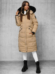 Ženska jakna bež OZONEE O/W377