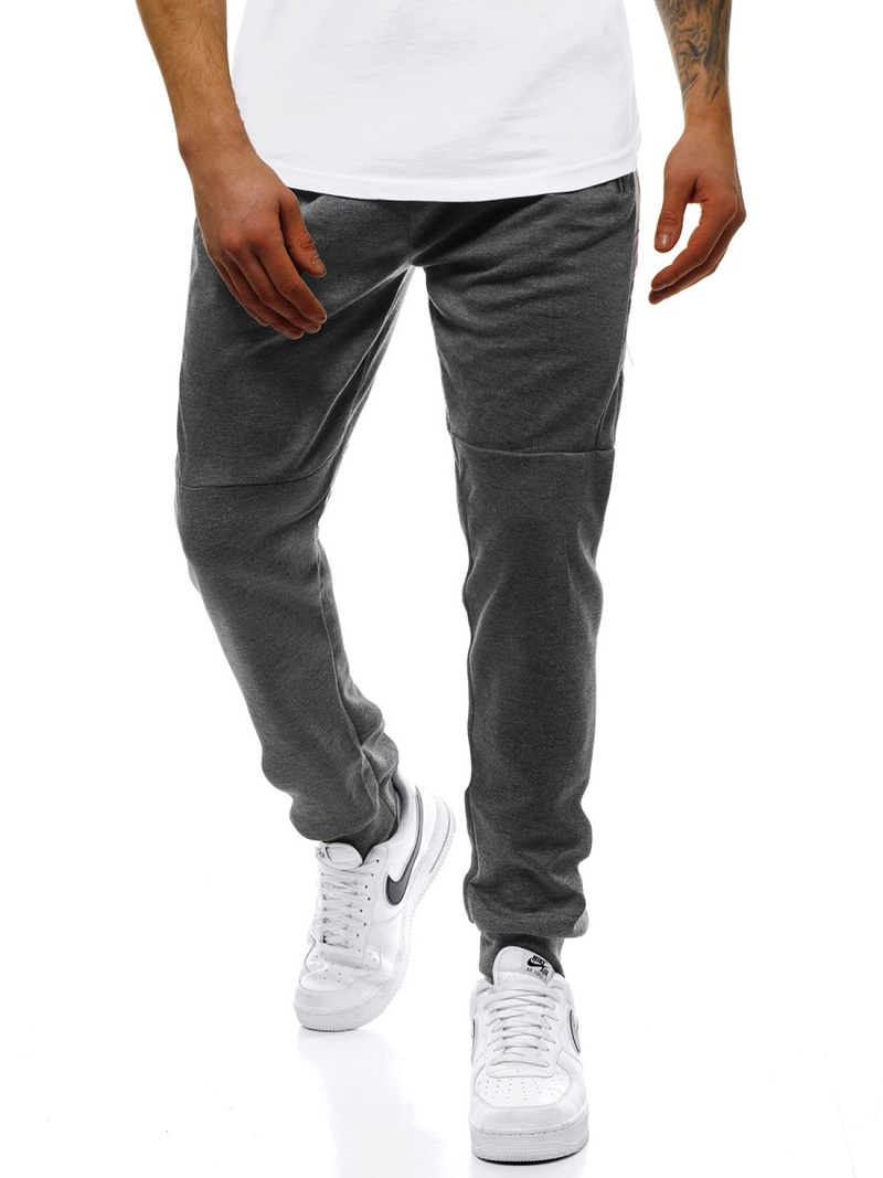 Moške športne hlače grafitne OZONEE JS/JZ11025