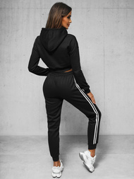 Ženski dvodelni komplet trenirka črn OZONEE JS/8C67/3