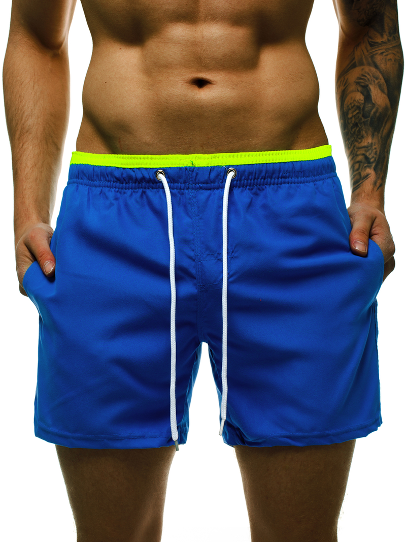 Moške kopalne kratke hlače modre OZONEE ST006-14