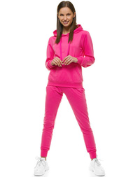 Ženska jopa s kapuco temnoroza OZONEE JS/68B20002/19