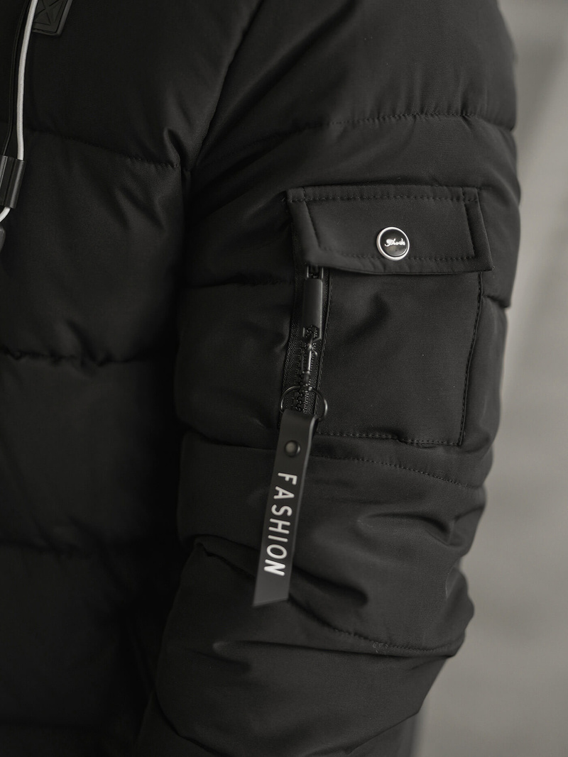 Moška jakna črna OZONEE JS/57M7502/392Z