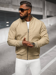 Moška prehodna jakna bež OZONEE O/7701