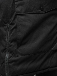 Moška zimska jakna črna OZONEE JS/5M3123/392