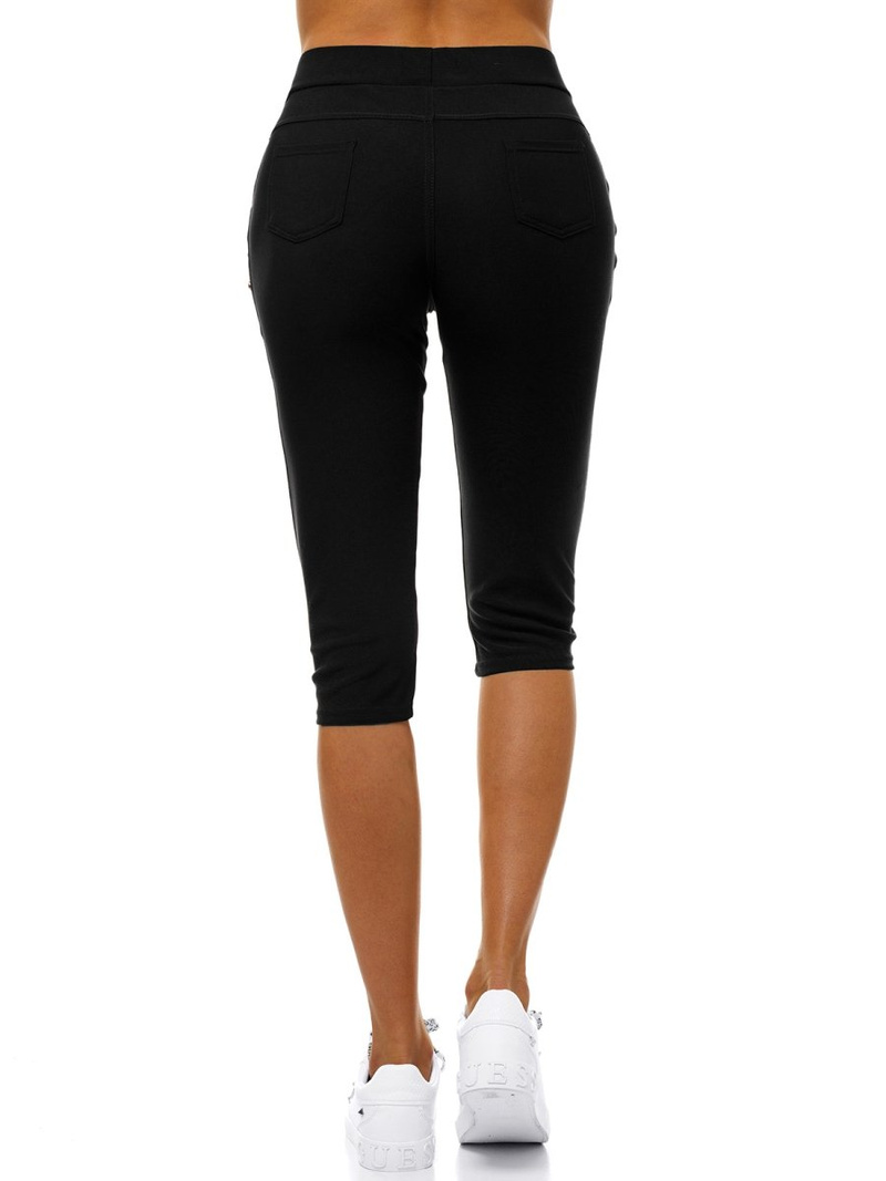 Ženske kratke pajkice črne OZONEE JS/1041/A1