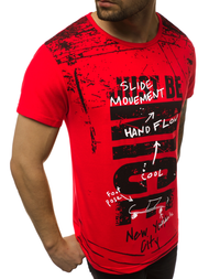 Moška majica rdeča OZONEE JS/KS1983