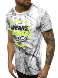 Moška majica bela OZONEE JS/SS10925