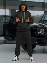 Moška trenirka črna OZONEE O/3C582AB