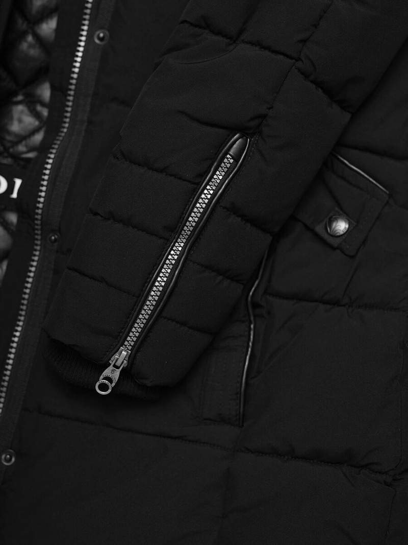 Ženska jakna črna OZONEE O/W377Z