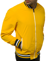 Moška bomber jakna rumena OZONEE N/6196