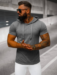 Moška navadna majica grafitna OZONEE JS/8T89/5