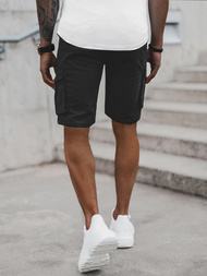 Moške Kratke Hlače Chino Črne OZONEE T/BB70011/1