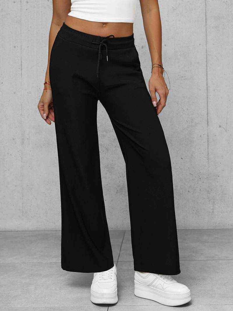 Ženske hlače črne OZONEE JS/92K511/3