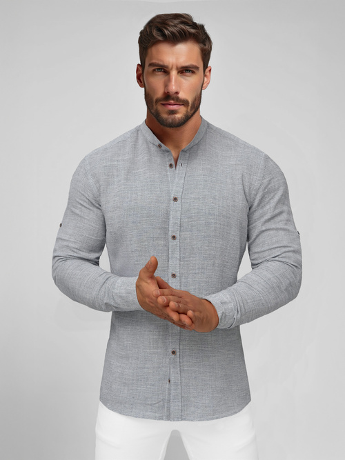 Moška srajca siva OZONEE O/V146