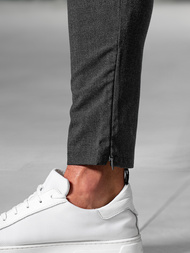 Moške hlače chino grafitne OZONEE DJ/3300Z