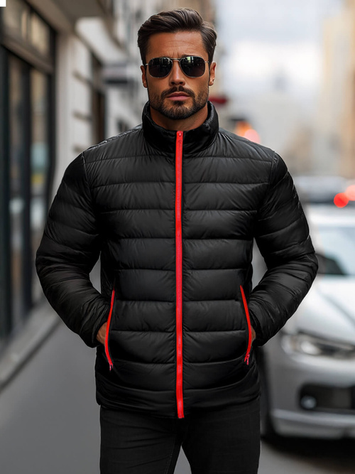 Moška jakna črna/2 OZONEE JB/JP1111Z