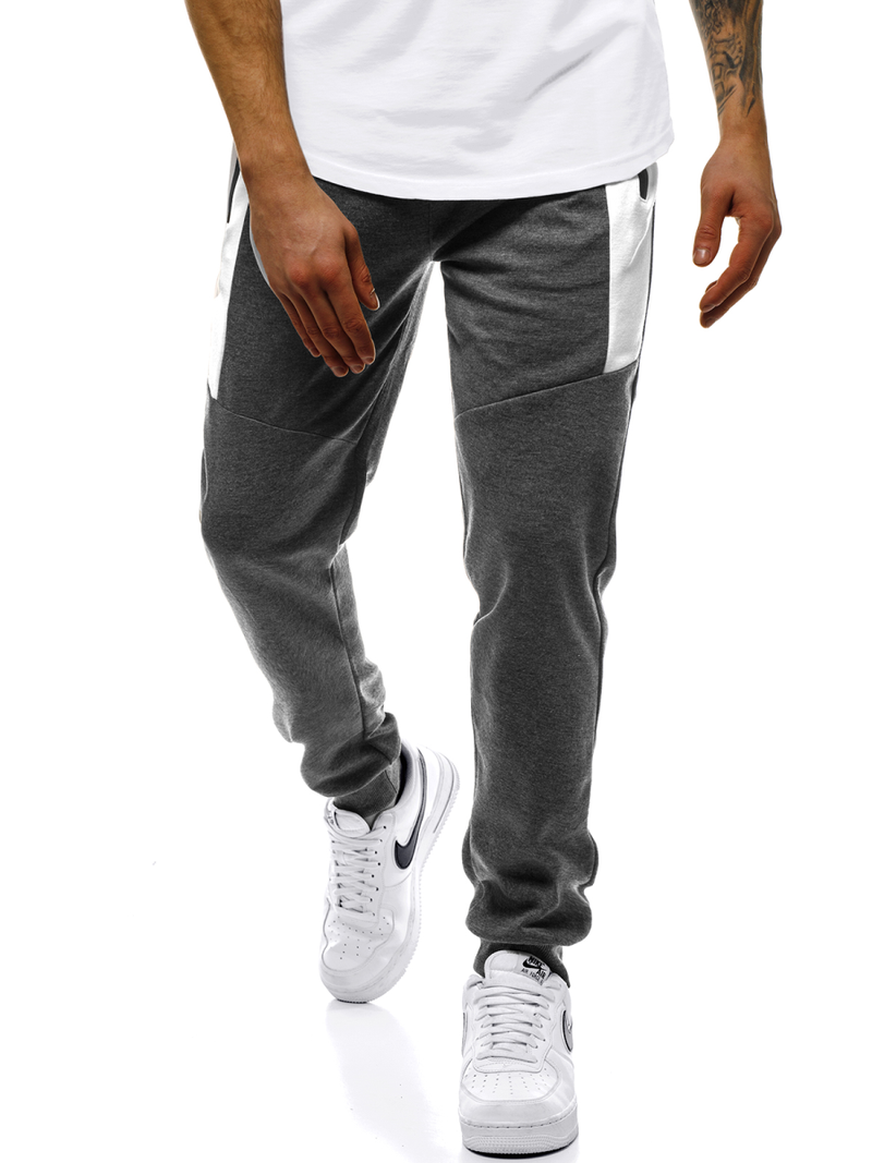 Moške športne hlače grafitne OZONEE JS/JZ11011
