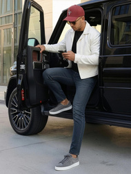 Moške kavbojke temno modre OZONEE O/JK2895AZ