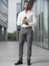 Moške hlače chino temno-sive OZONEE V/6545