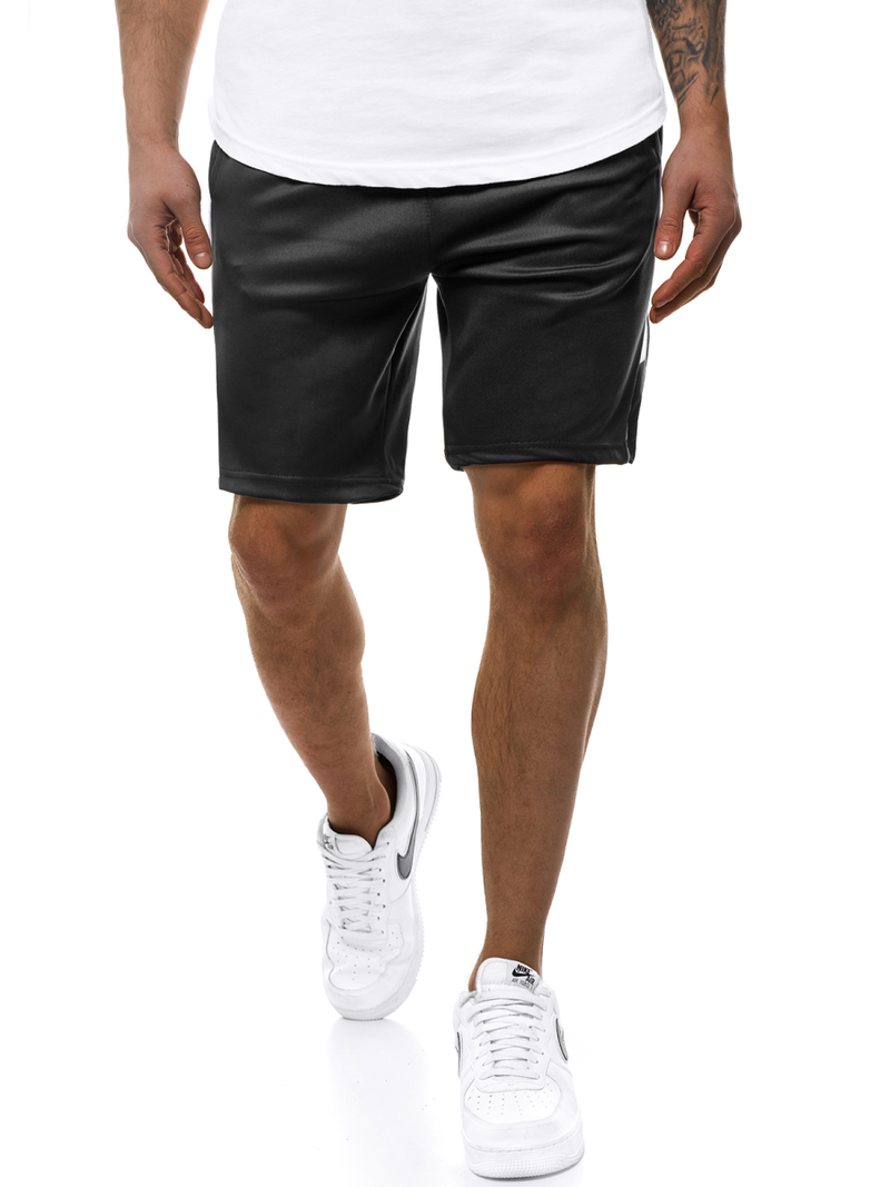 Moške kratke hlače črne OZONEE JS/KK300171